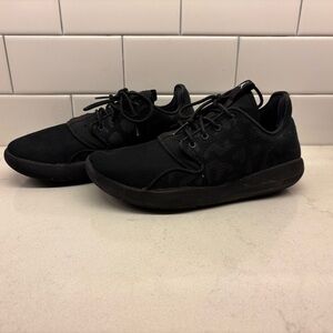 Air Jordan Black Sneakers - Size 4Y